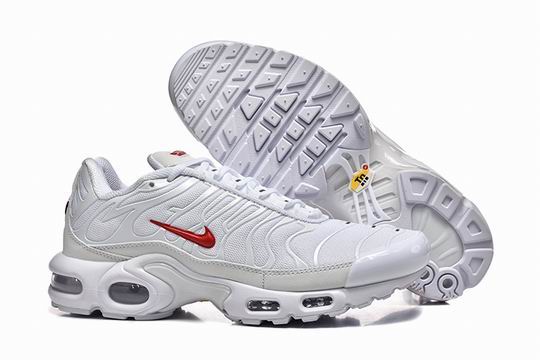(image for) Nike Air Max Plus White Red Men's TN Shoes-133